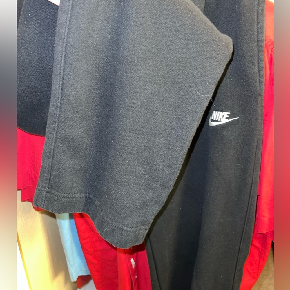 Nike Sweatpants Straight-Leg Black